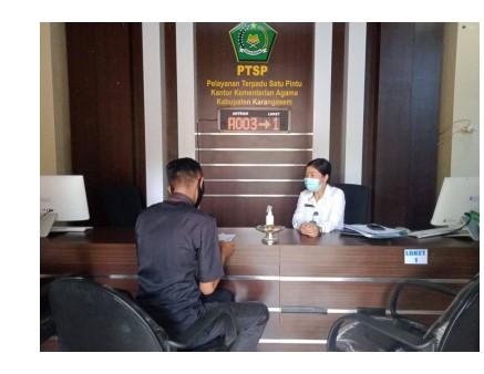 Website Kantor Kementerian Agama Kabupaten Karangasem PTSP